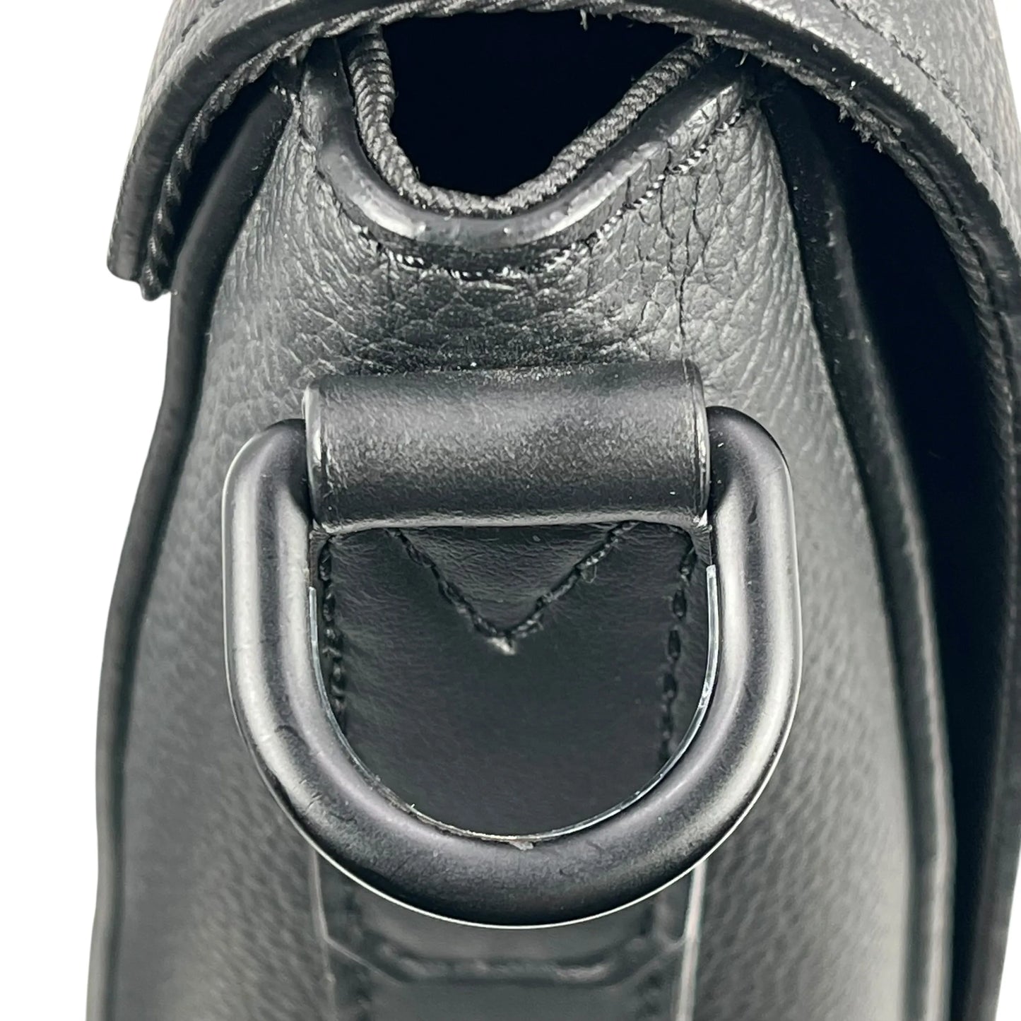 Louis Vuitton Takeoff Messenger PM Calfskin Shoulder Bag - Black 