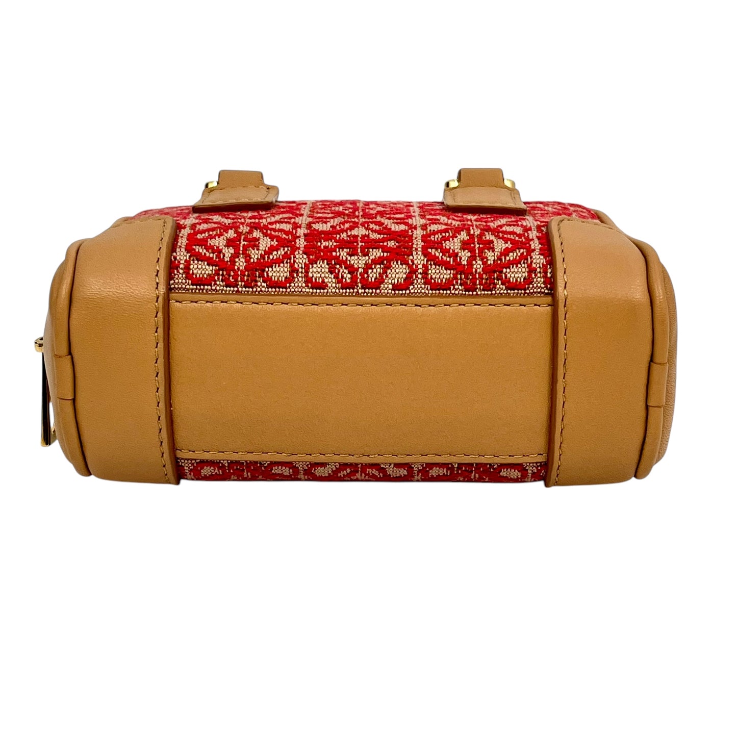 LOEWE Amazona Nano Mini Shoulder Bag - Brown and Red 