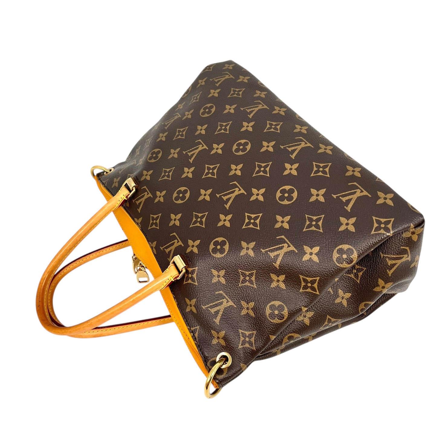 Louis Vuitton モノグラム キャンバス パラス サフラン ハンドバッグ トートバッグ - ブラウン