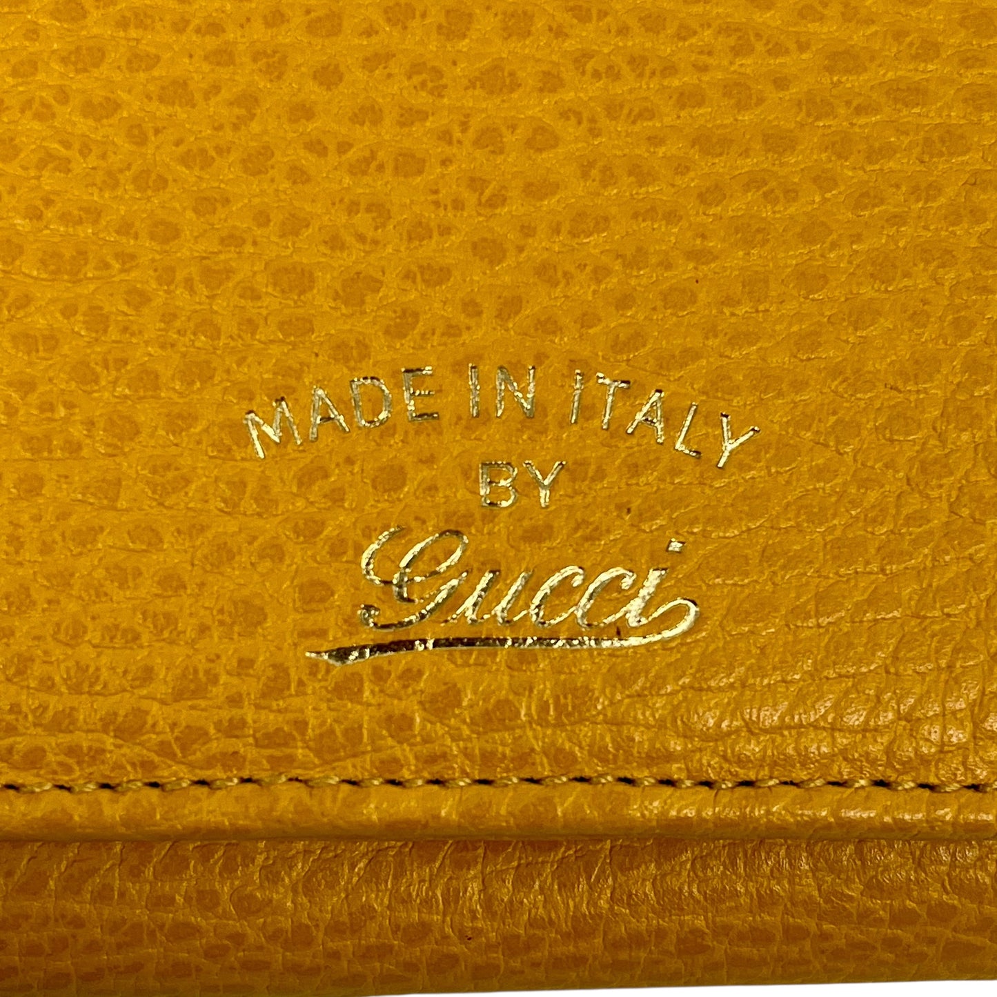 GUCCI スウィング コンチネンタル 長財布 ロングウォレット - イエロー