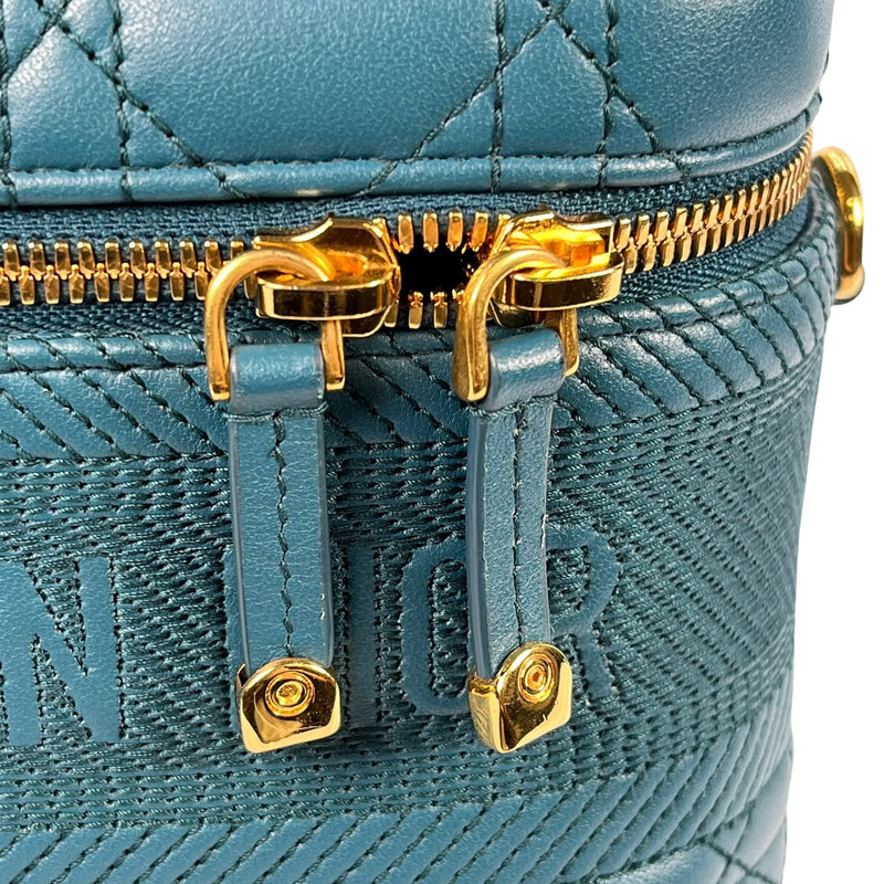 Dior Small Travel Vanity Handbag/Shoulder Bag - Blue 
