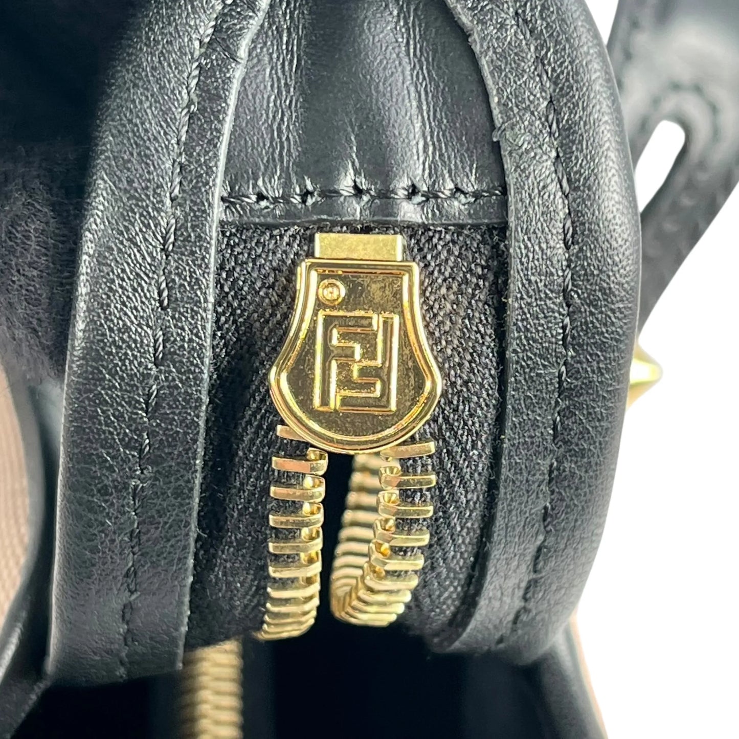 FENDI By the Way Medium Canvas and Leather Handbag - Pink 