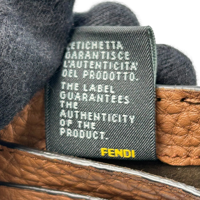 FENDI Selleria Compact Bifold Wallet - Brown 