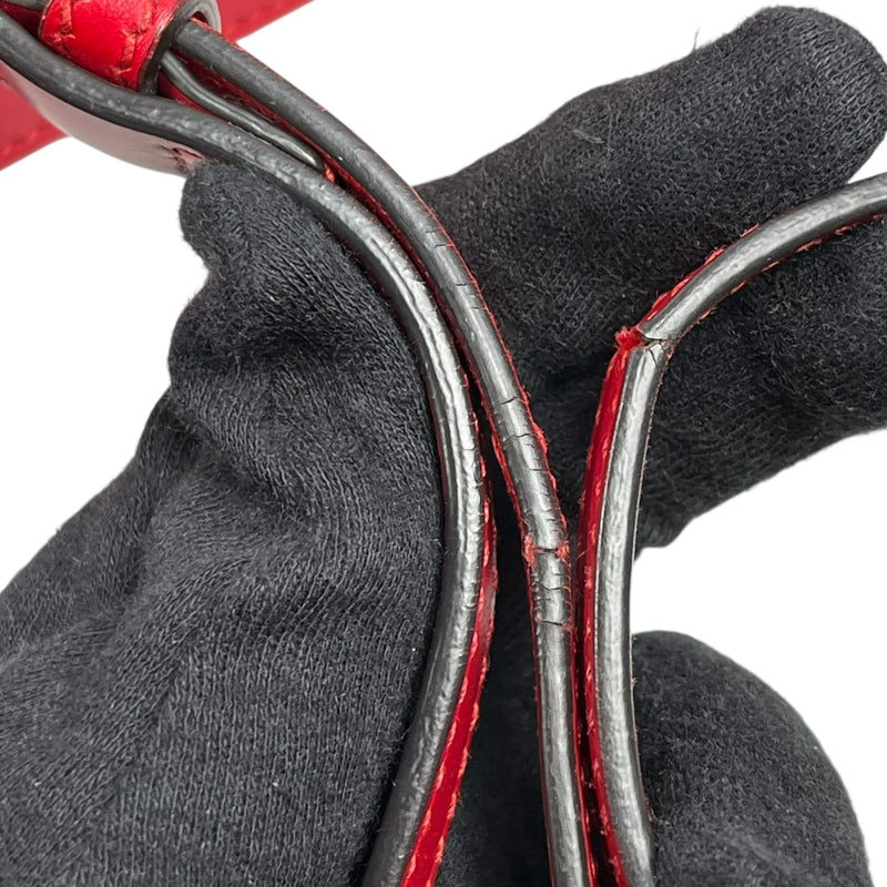 GUCCI Sylvie Chain Mini Handbag/Shoulder Bag - Red 