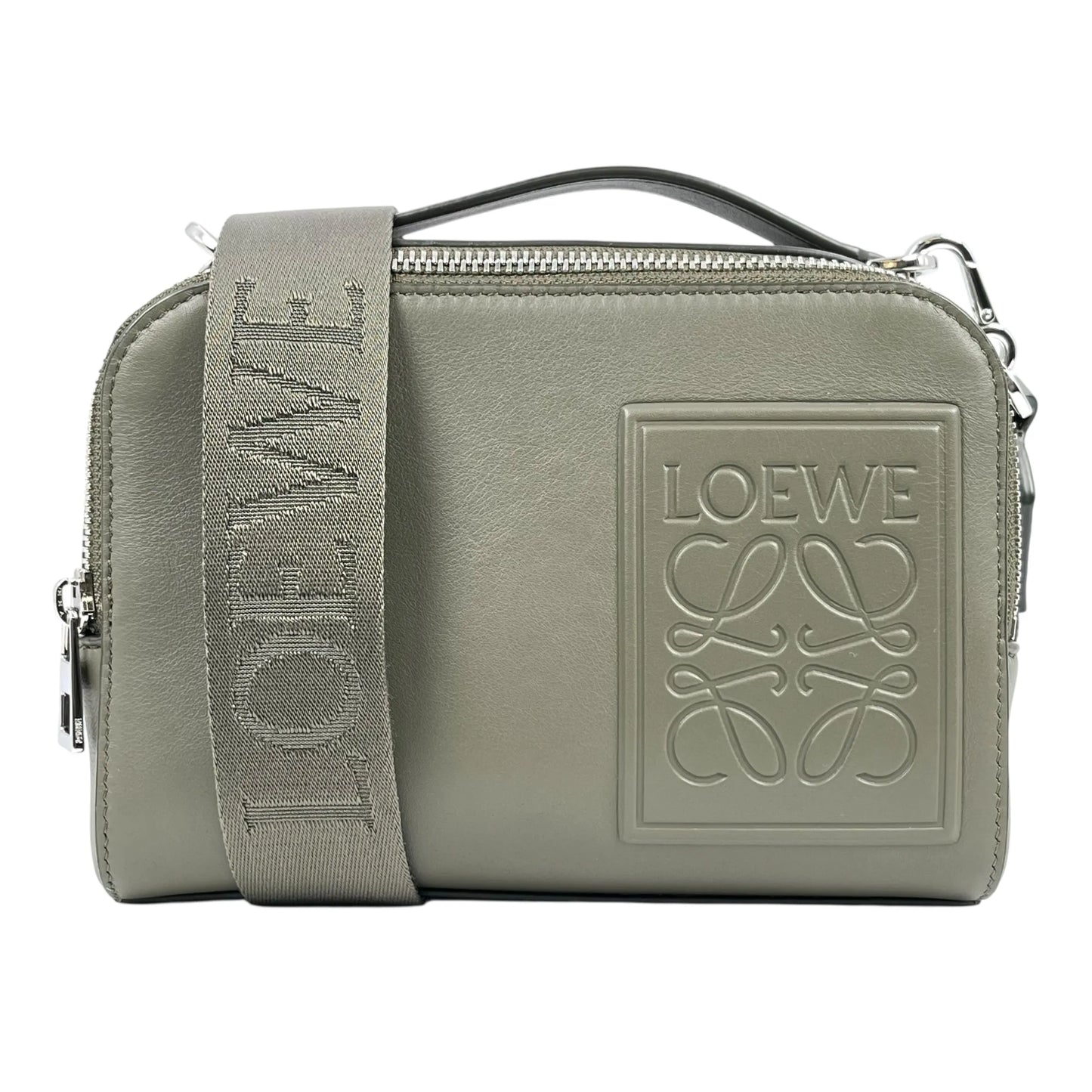 LOEWE Mini Camera Cross Body Bag Shoulder Bag - Khaki 