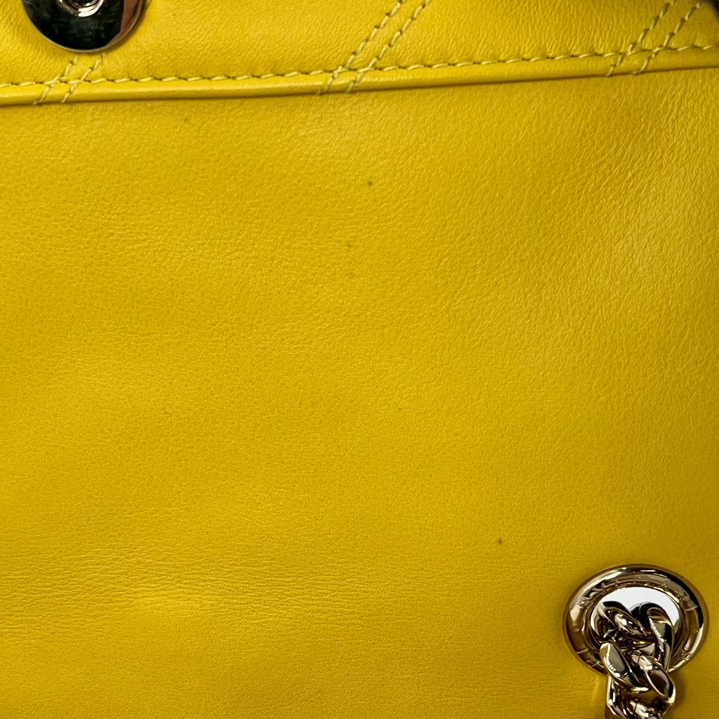 BVLGARI Serpenti Cabochon Chain Shoulder Bag - Yellow 