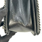 CHANEL Boy Chanel Leather Chain Shoulder Bag - Black 