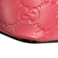 GUCCI グッチシマ レザー ハンドバッグ ショルダーバッグ - ピンク