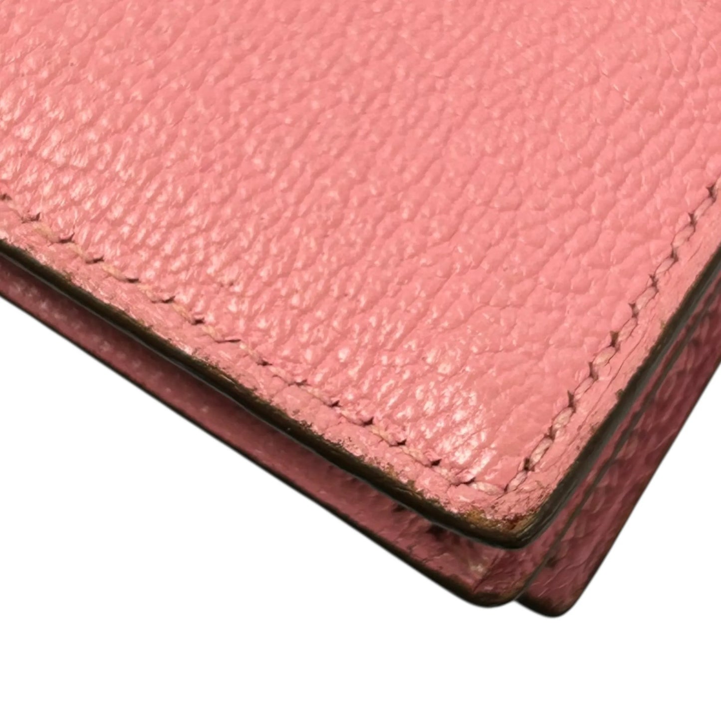 HERMES ベアン スフレ レザー □R刻印(2014年製)  ロングウォレット - ピンク