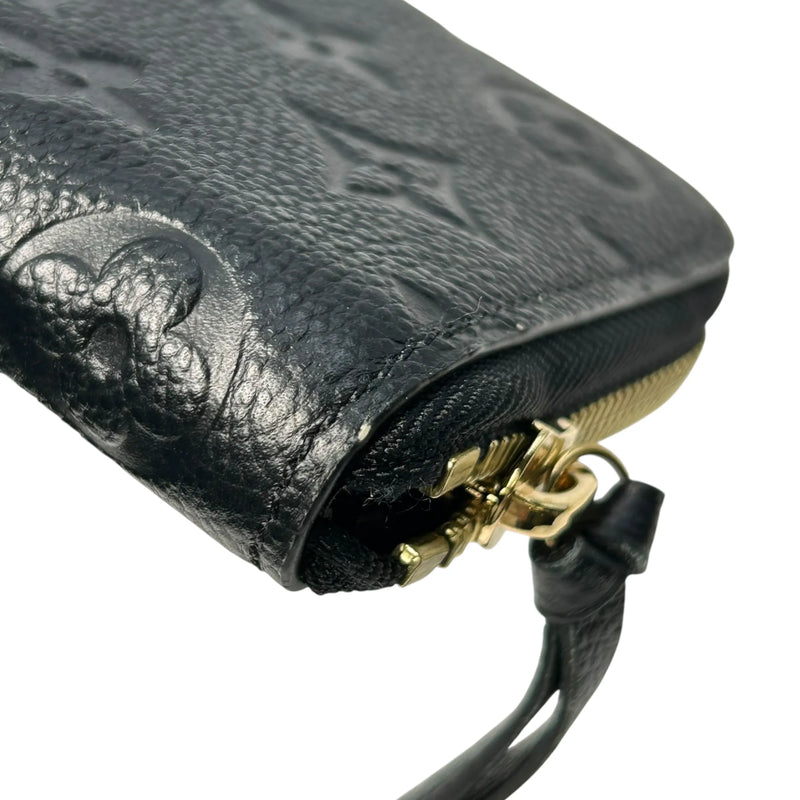 LOUIS VUITTON Portefeuille Monogram Empreinte Long Wallet - Black 