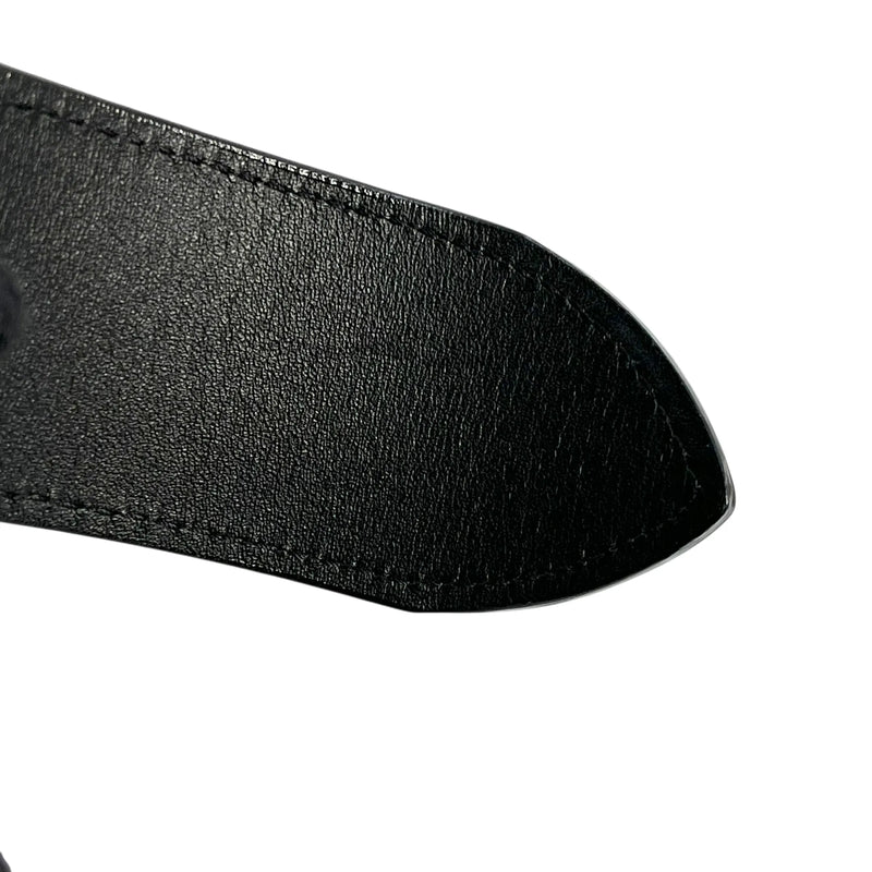 LOUIS VUITTON LV イニシャル リバーシブル ベルト - ブラック