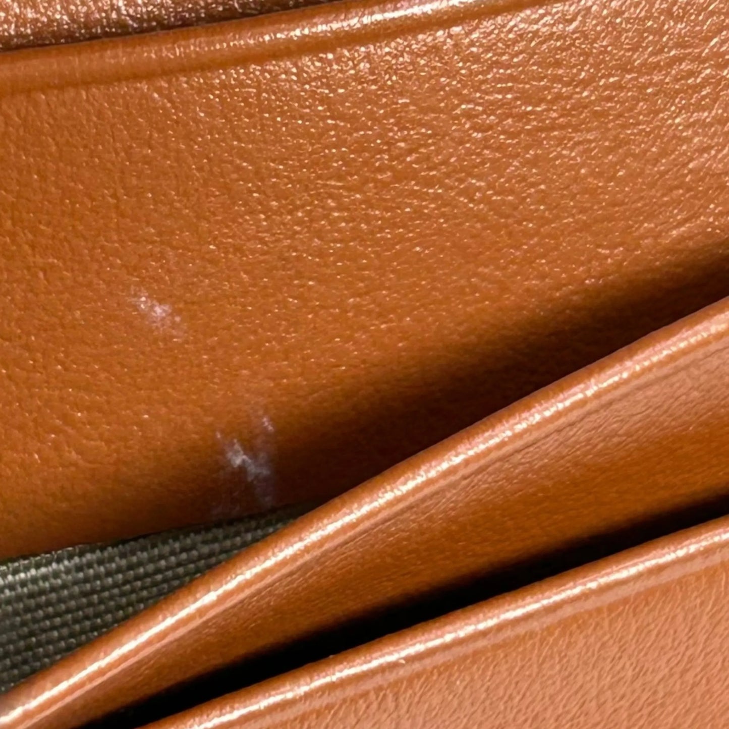 CELINE Triomphe Calfskin Small Compact Wallet - Brown 