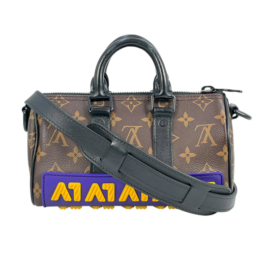 LOUIS VUITTON Keepall XS Monogram Canvas Handbag/Shoulder Bag - Brown 