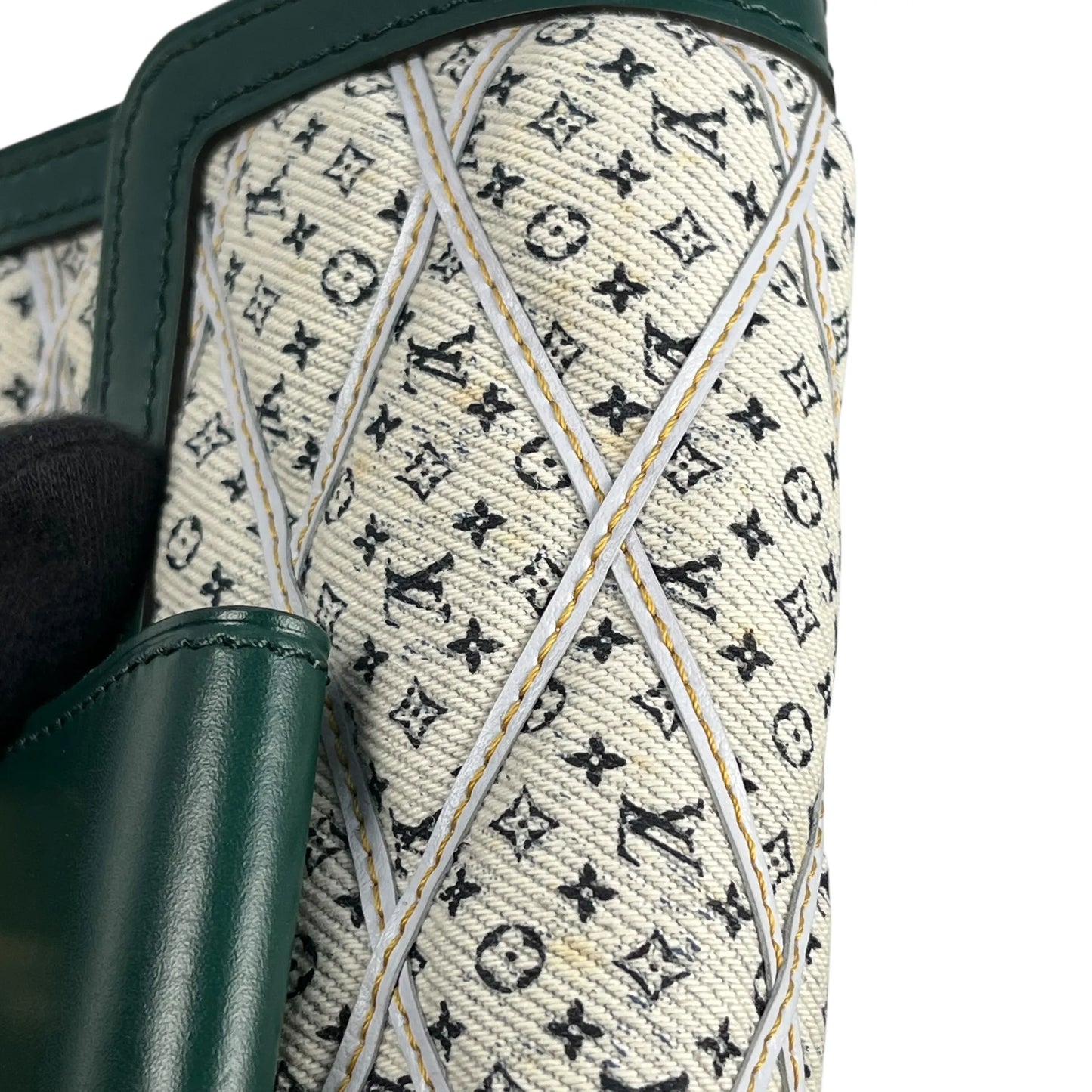 LOUIS VUITTON バムバッグ ドーフィーヌ ミニ モノグラム キャンバス ショルダーバッグ - グリーン