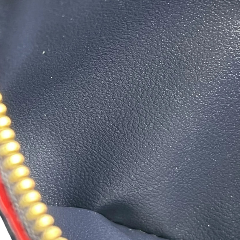 LOUIS VUITTON Pochette Clé Monogram Empreinte Key Case - Navy 