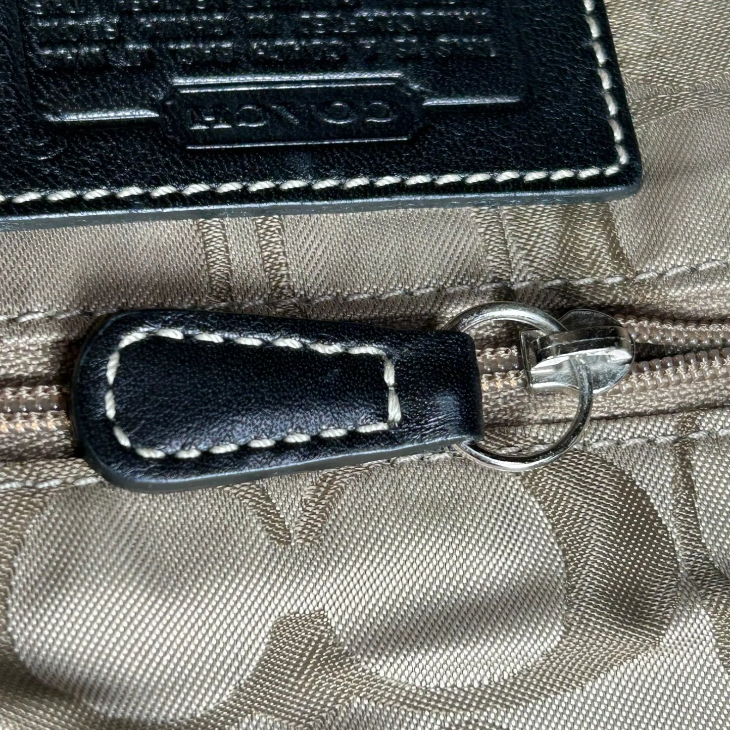 Coach Soho Crossbody Messenger Leather Shoulder Bag - Black 