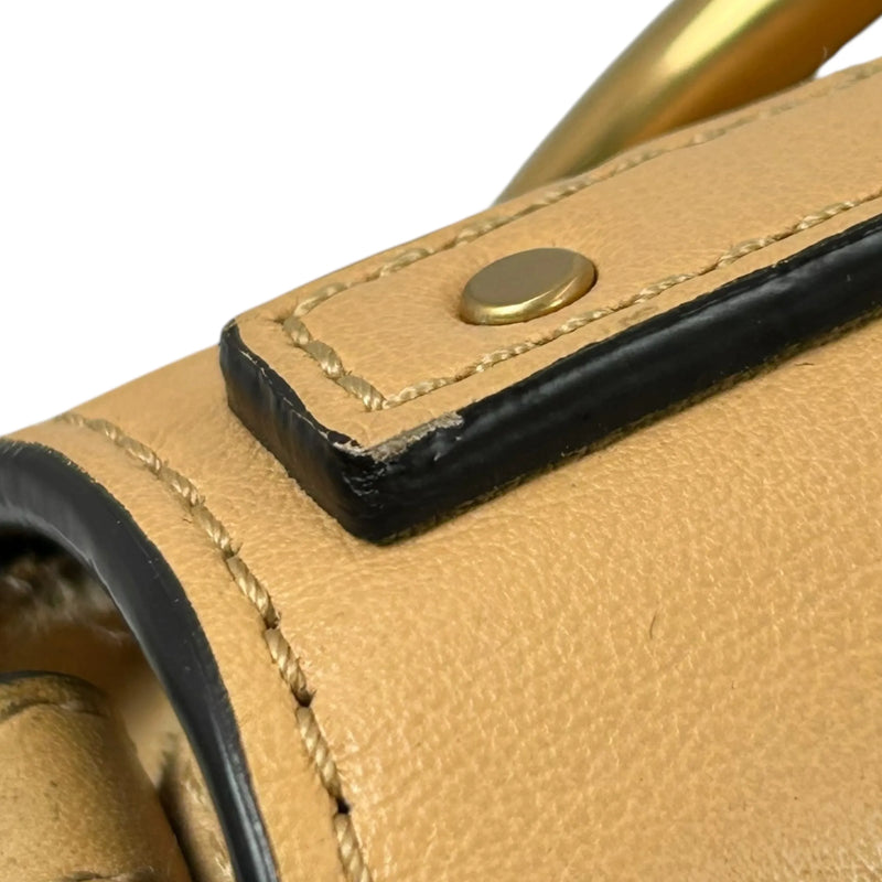 Chloé Nile Small Bracelet Bag Leather Handbag/Shoulder Bag - Beige 