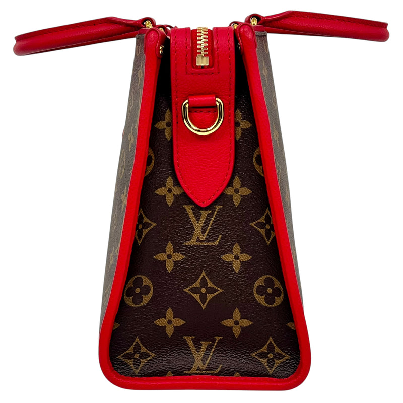 Louis Vuitton Monogram Canvas Popincourt PM Handbag/Shoulder Bag - Red 