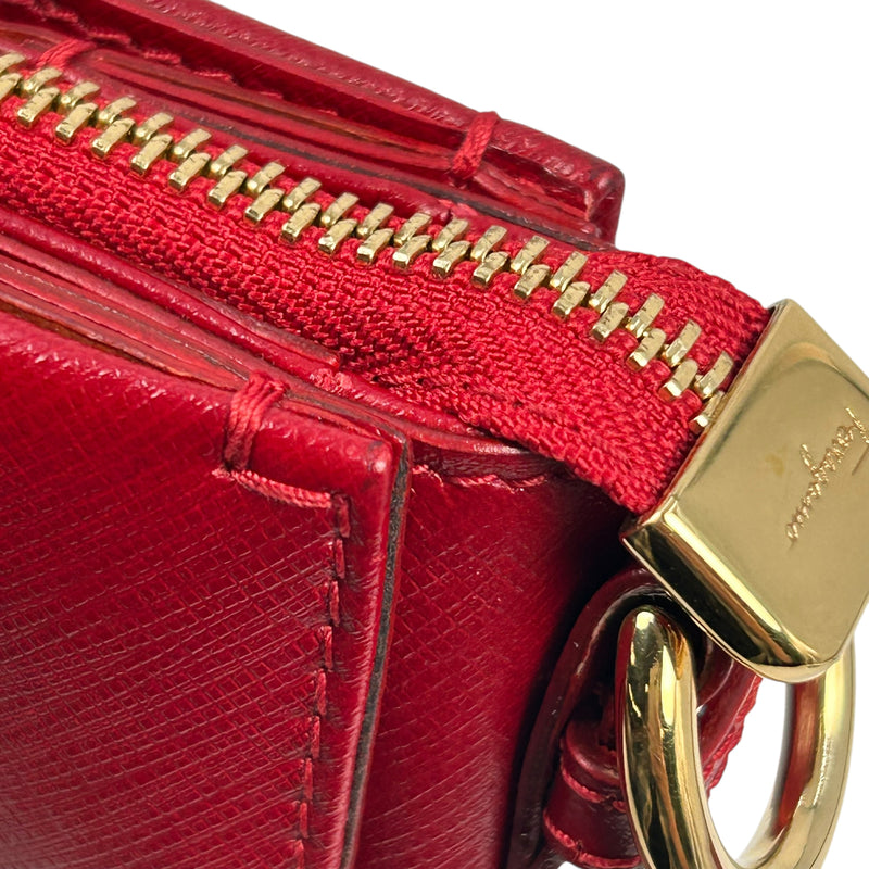 Salvatore Ferragamo ヴァラ ボン ハンドバッグ - レッド