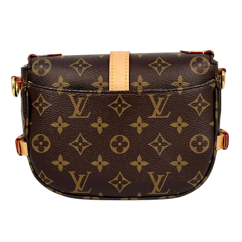 Louis Vuitton Monogram Canvas Saumur BB Handbag - Brown 