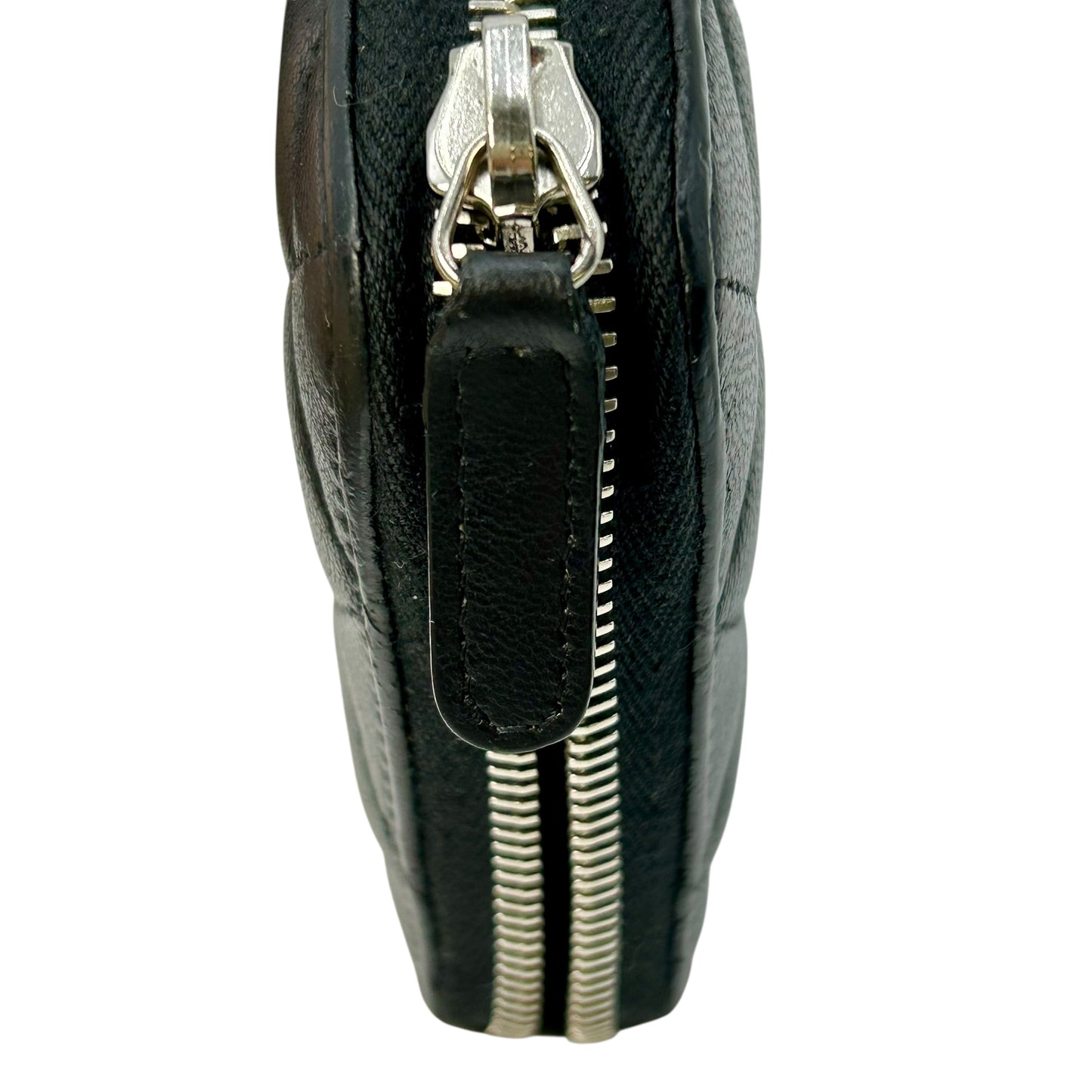 CHANEL Cambon Line Lambskin Long Wallet - Black 