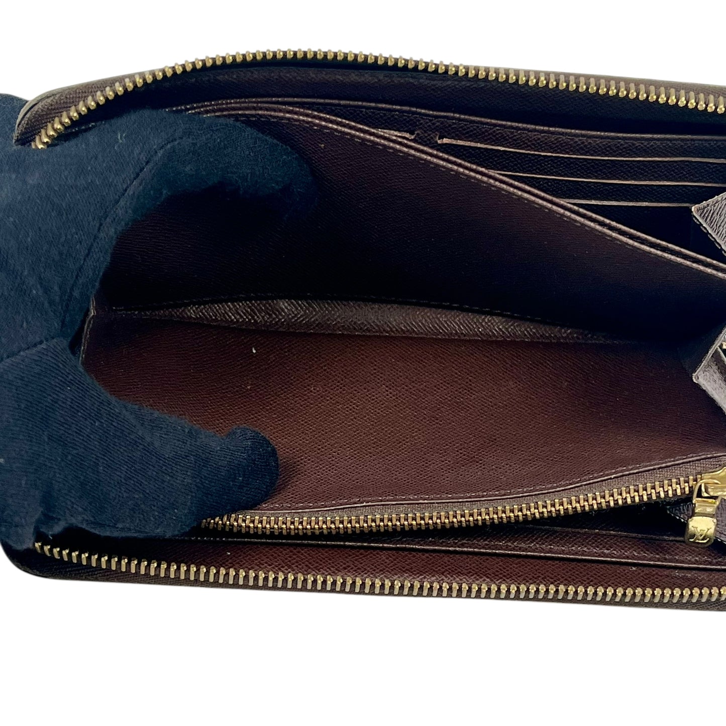 Louis Vuitton Damier Graffiti Zippy Long Wallet - Dark Brown - 31499 