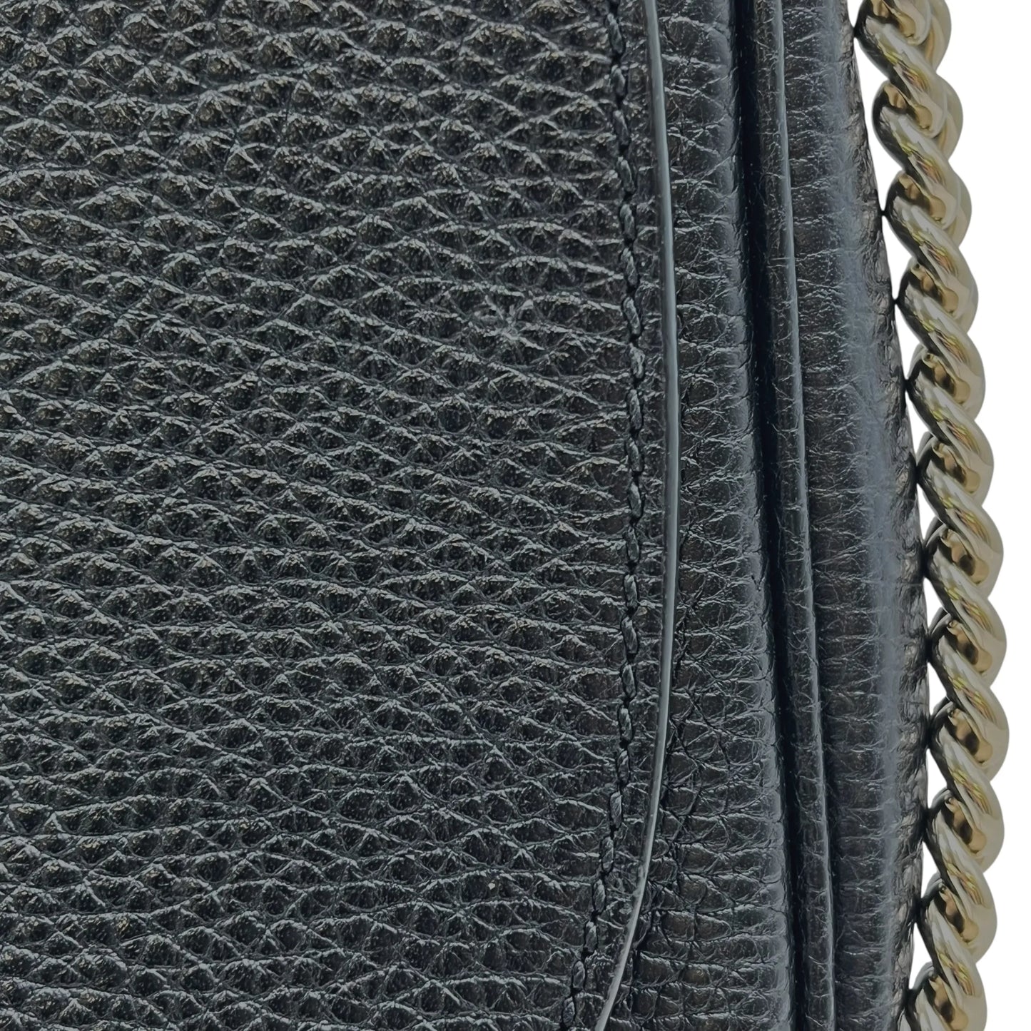 GUCCI Soho Chain Shoulder Bag - Black 