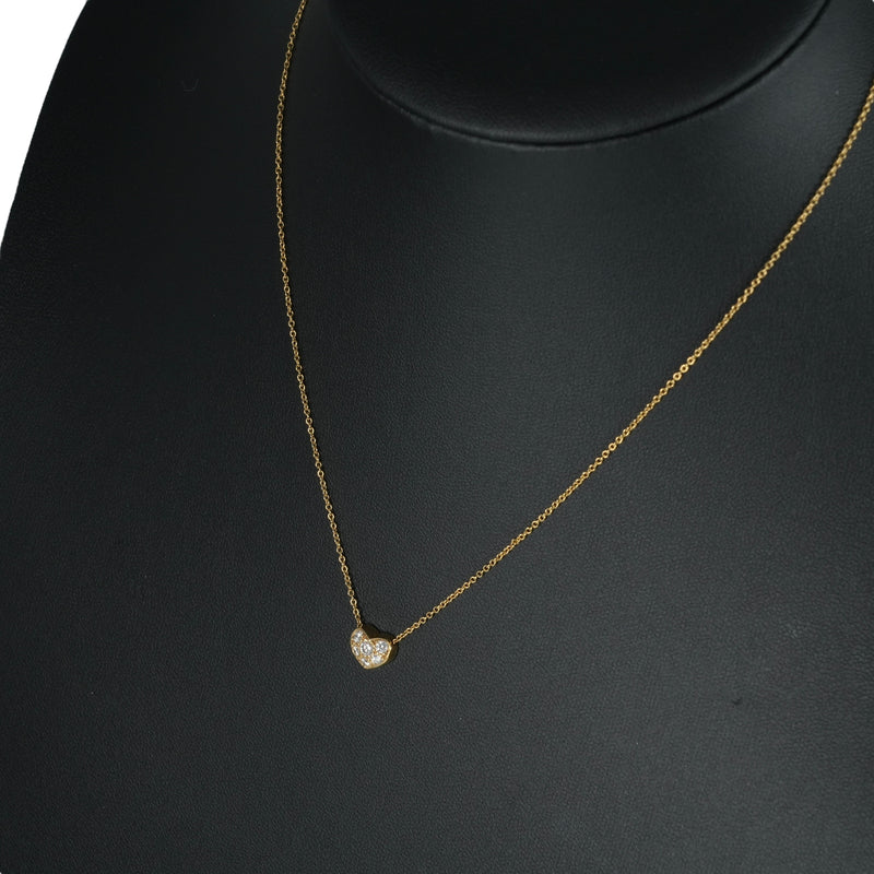 Tiffany Pavé Diamond Heart Necklace - 18KYG 
