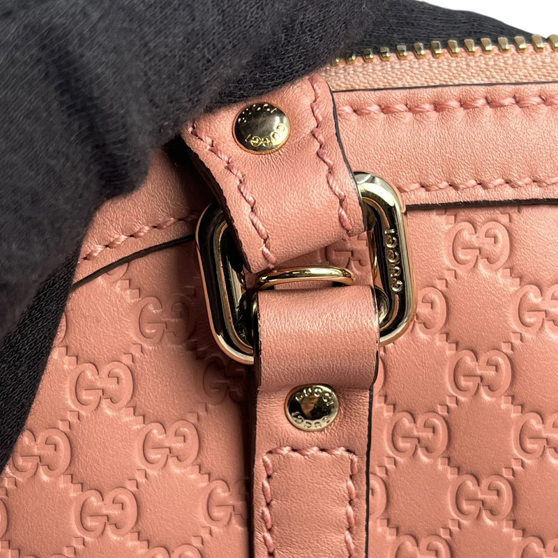 GUCCI Micro Guccissima Dome Handbag/Shoulder Bag - Pink 
