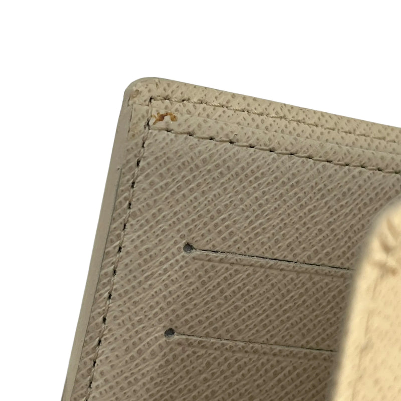 Louis Vuitton Damier Azur Portefeuille Koala Compact Wallet - White 