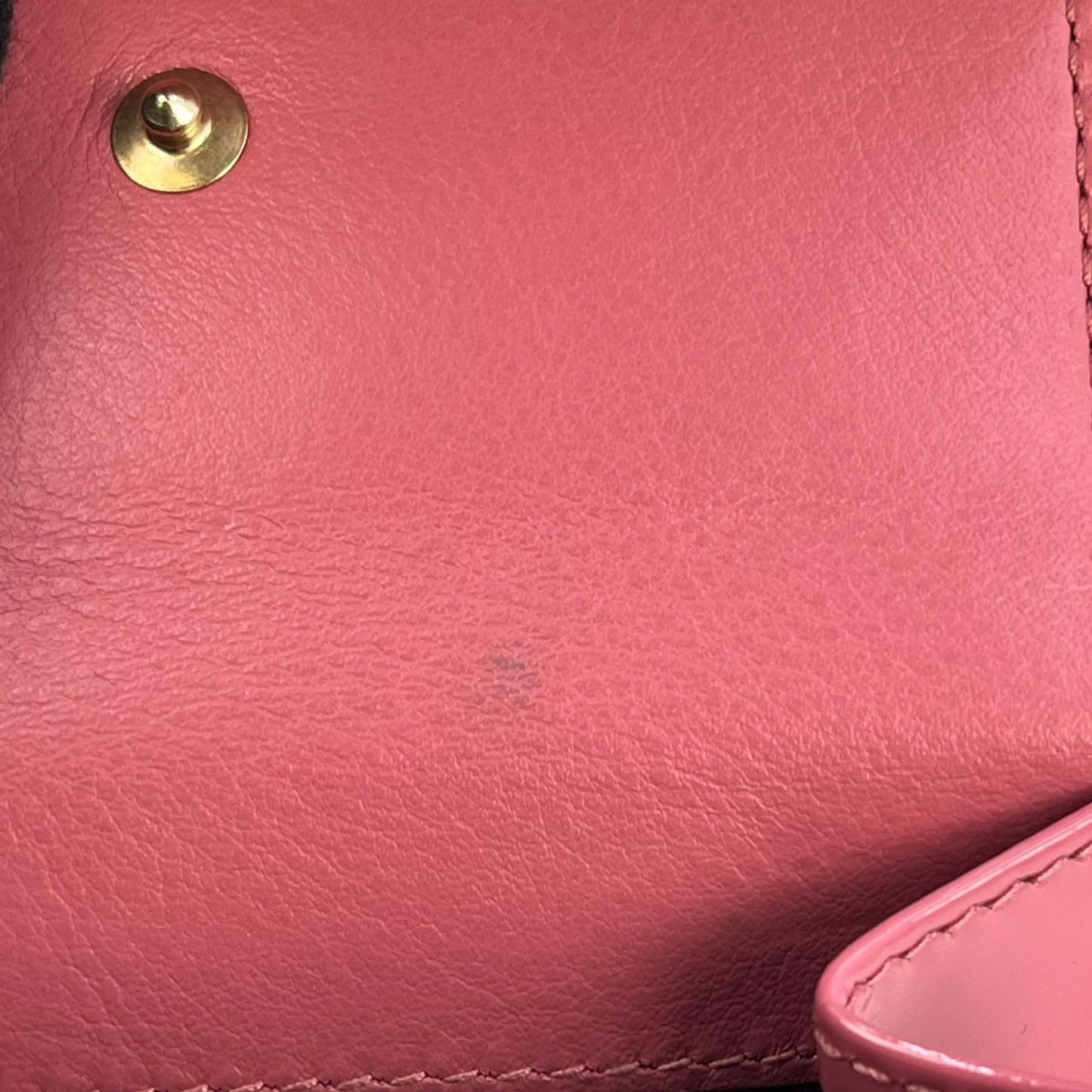 Dior Lady Dior Lotus Compact Wallet - Pink 