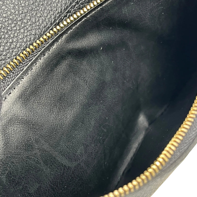 Louis Vuitton Monogram Empreinte Pochette Saint-Germain Chain Wallet - Black 