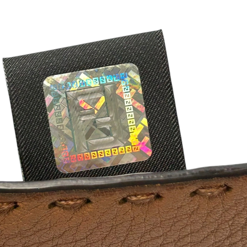 FENDI Selleria Compact Bifold Wallet - Brown 