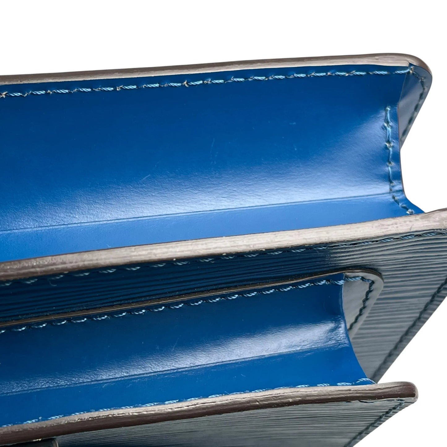 Louis Vuitton Epi Leather Monceau BB Handbag - Blue 