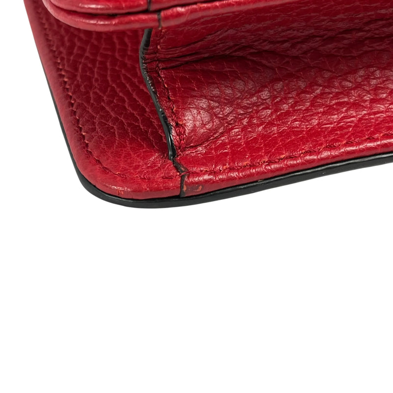 GUCCI Interlocking G Shoulder Bag - Red 