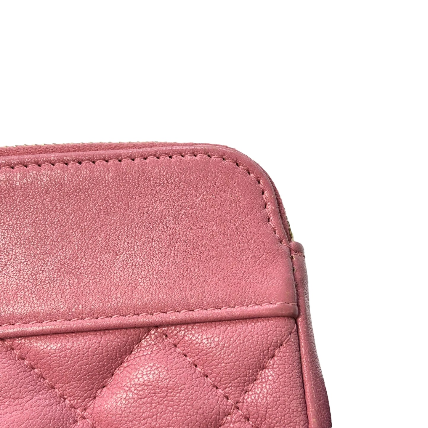 CHANEL Materasse Caviarskin Chain Wallet - Pink - 31343 