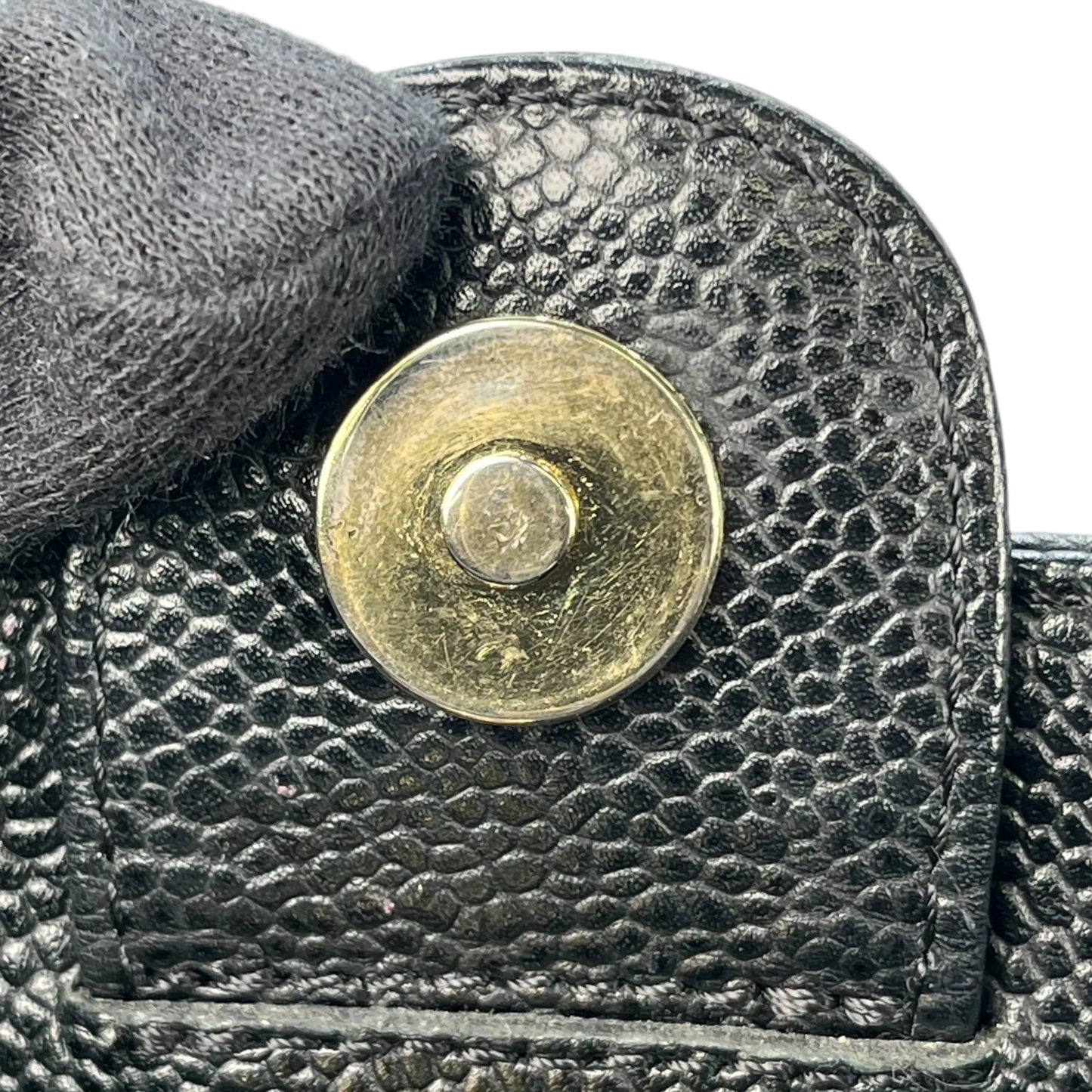 CHANEL PST Cain Tote Bag - Black 