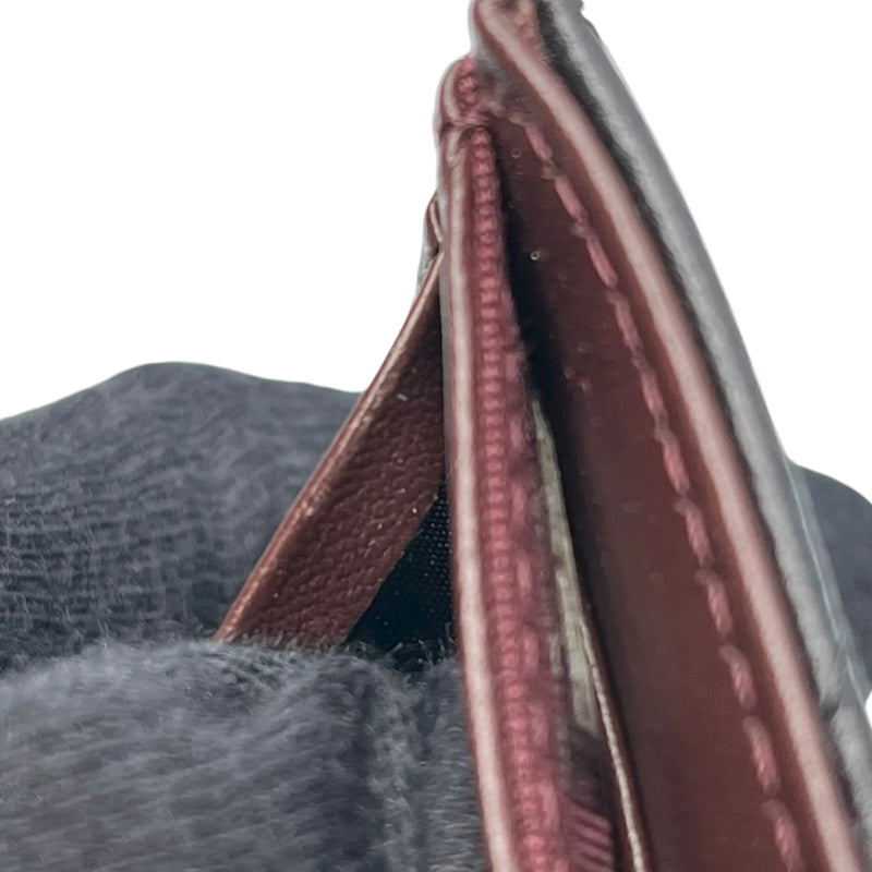 CHANEL マトラッセ クラシック フラップ コンパクトウォレット ラムスキン 三つ折り財布 - ブラック