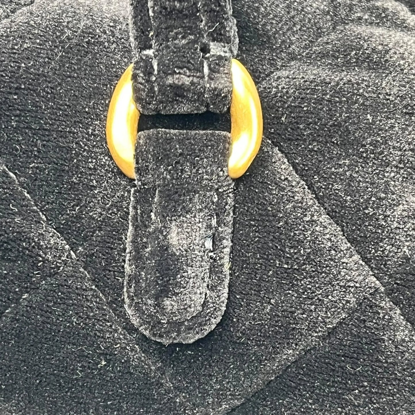 CHANEL Matelasse Boston Velvet Mini Shoulder Bag - Black 