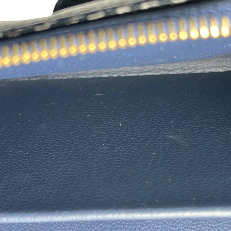 LOUIS VUITTON Portefeuille Lou Monogram Compact Wallet Bi-fold Wallet - Navy 