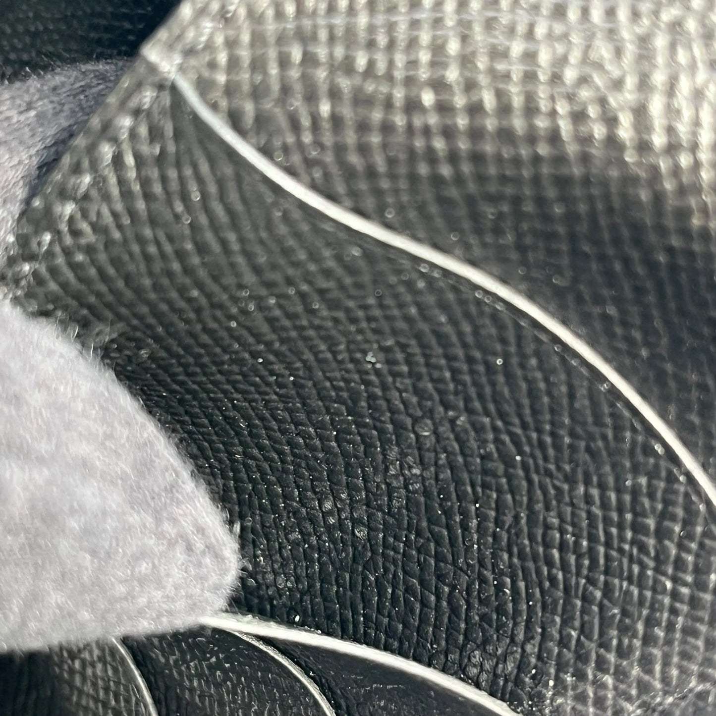 HERMES Bearn Souffle Epsom Leather Long Wallet (2014) - Black (R Stamp) 