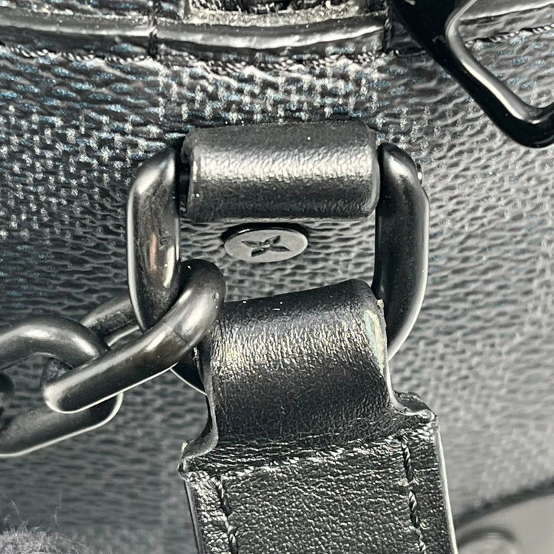 LOUIS VUITTON ミニ ソフト トランク モノグラム エクリプス ショルダーバッグ - ブラック