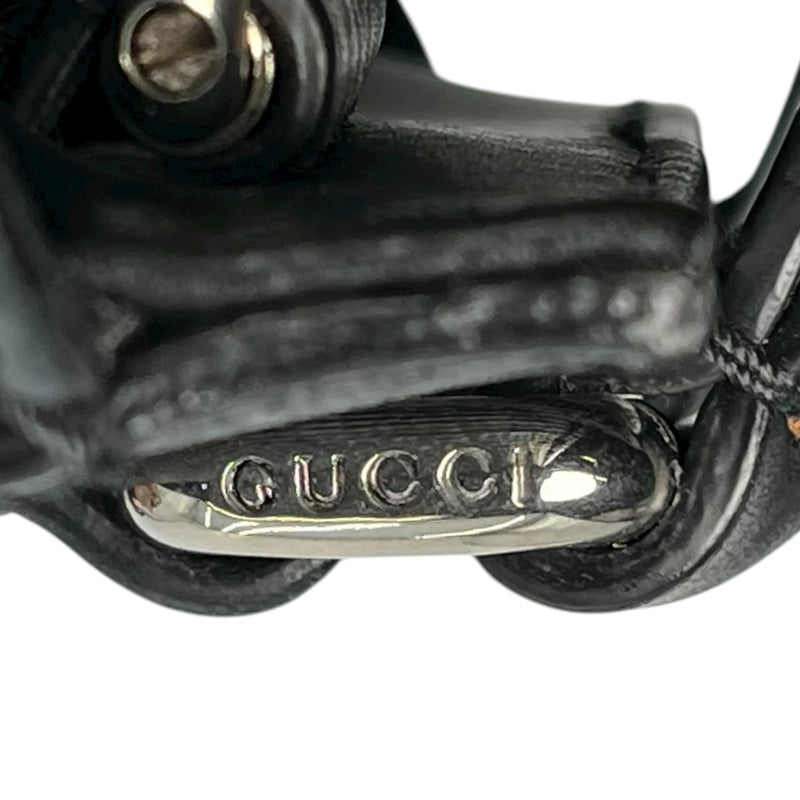 GUCCI GGスプリーム ミニハンドバッグ ショルダーバッグ - ブラック