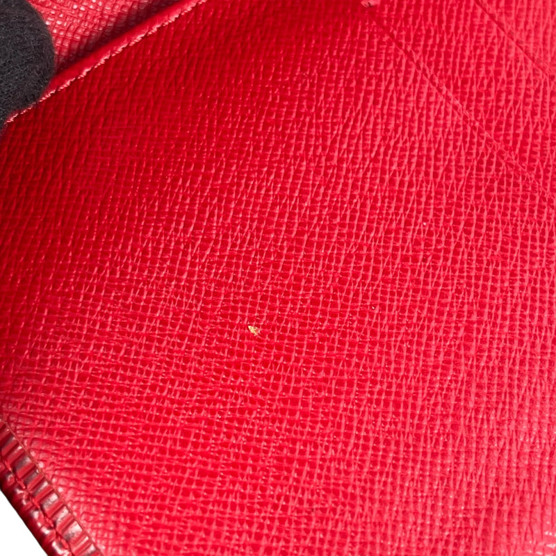 Louis Vuitton ポルトレゾール エテュイ パピエ エピレザー 三つ折り財布 コンパクトウォレット - レッド