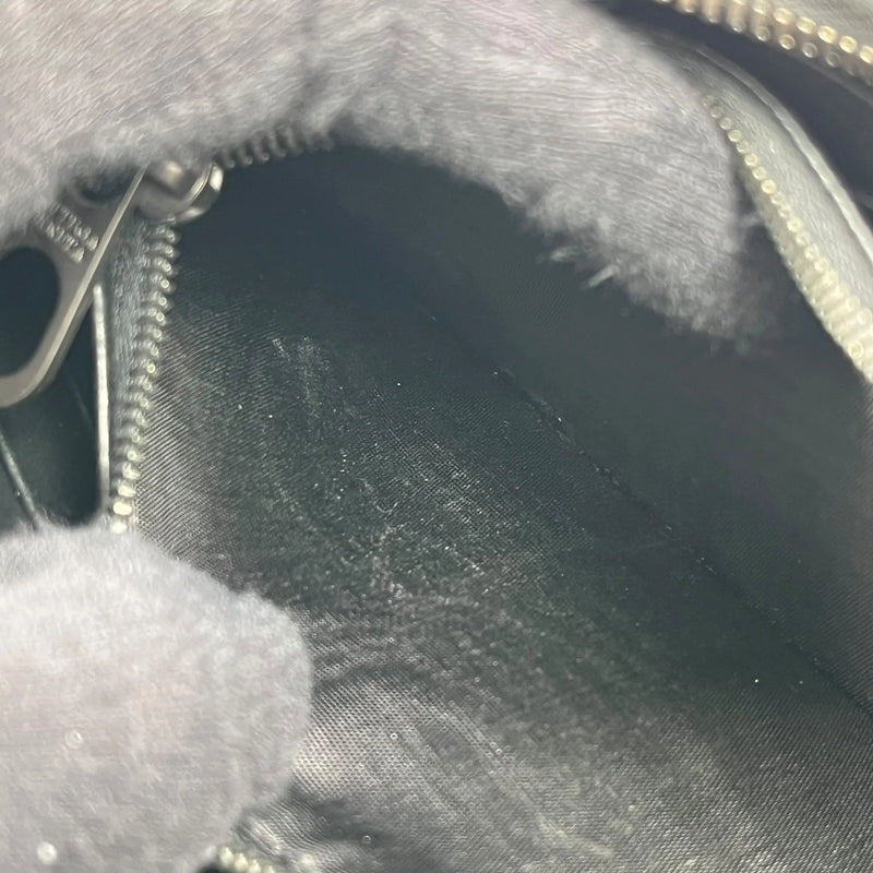 BOTTEGA VENETA Intrecciato Round Zip Leather Long Wallet - Black 