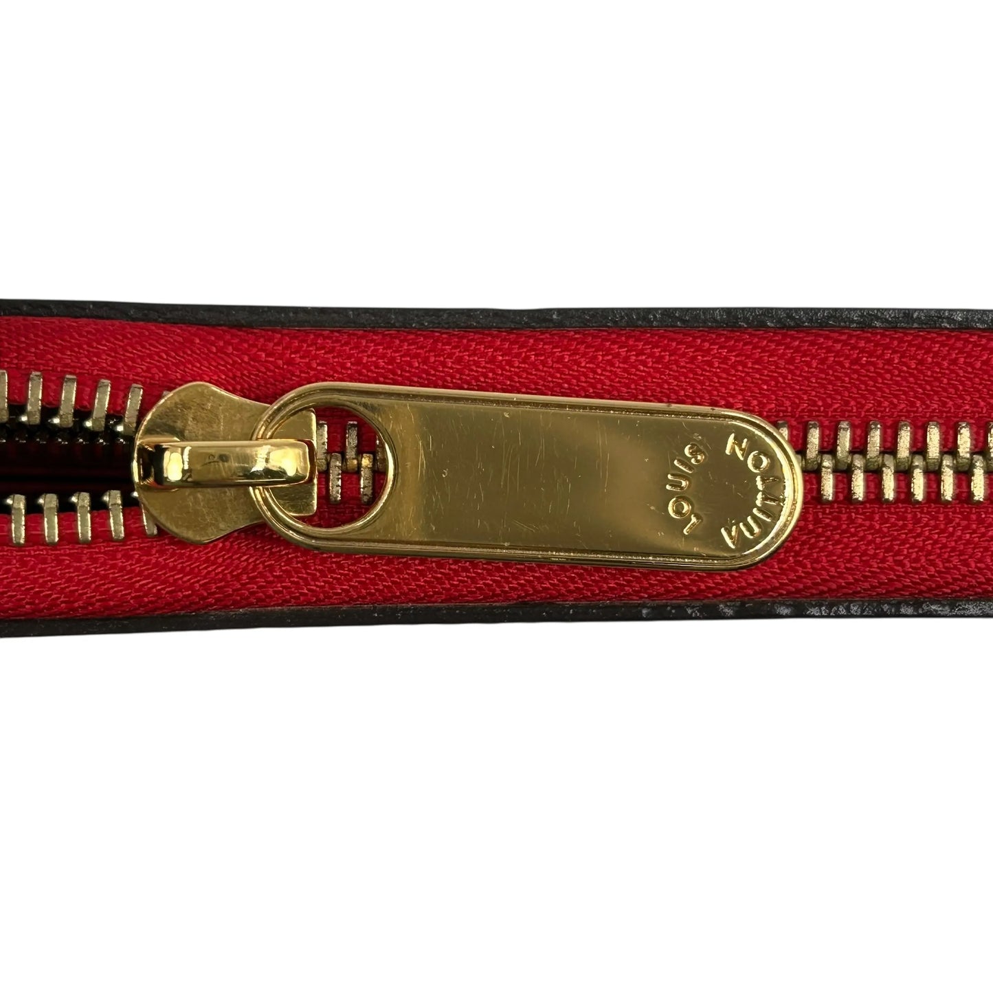 Louis Vuitton Monogram Vernis Zippy Wallet Long Wallet - Red 