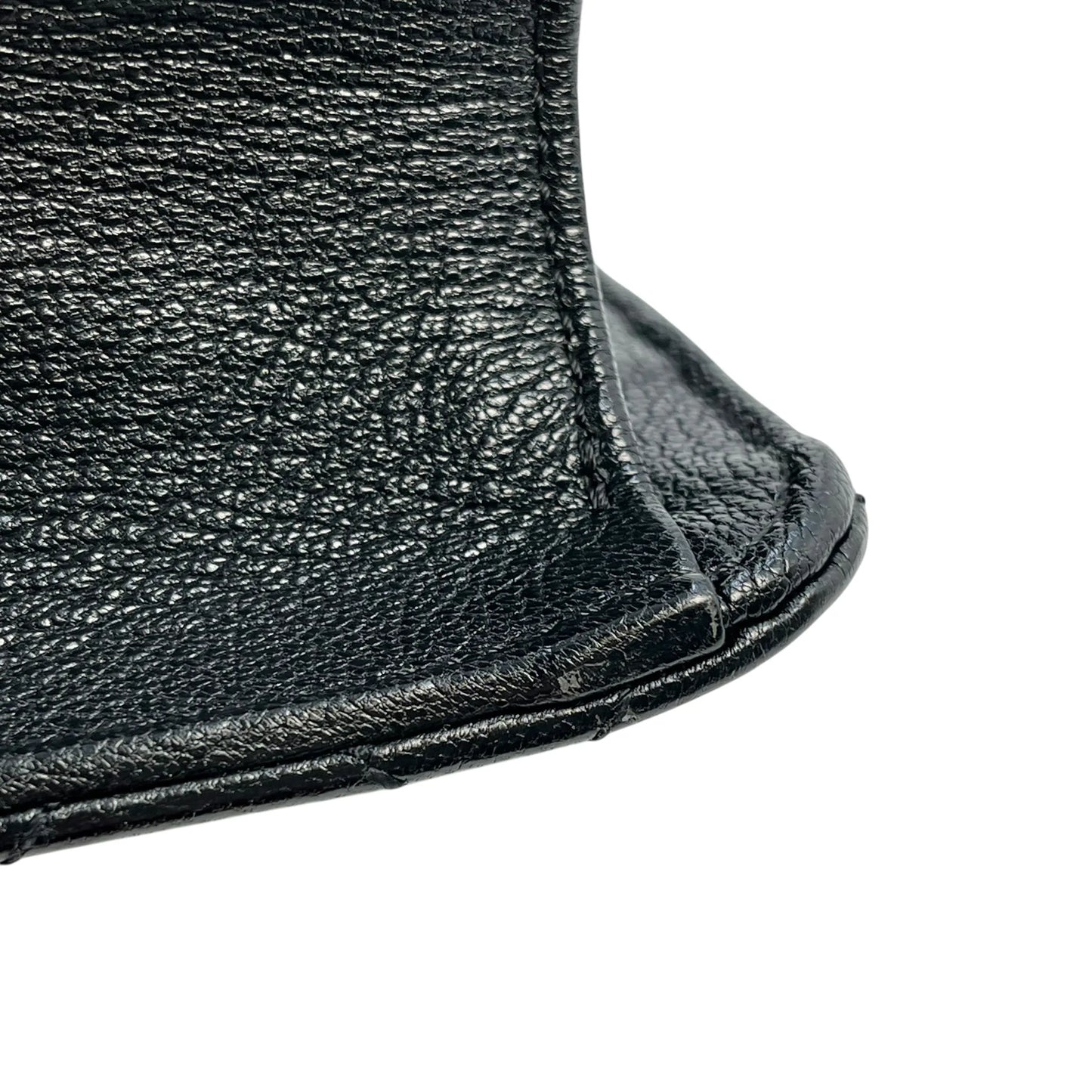 CHANEL CC University Matelasse Goatskin Chain Shoulder Bag - Black 