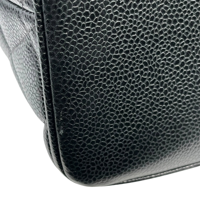 CHANEL 復刻トート キャビアスキン トートバッグ - ブラック