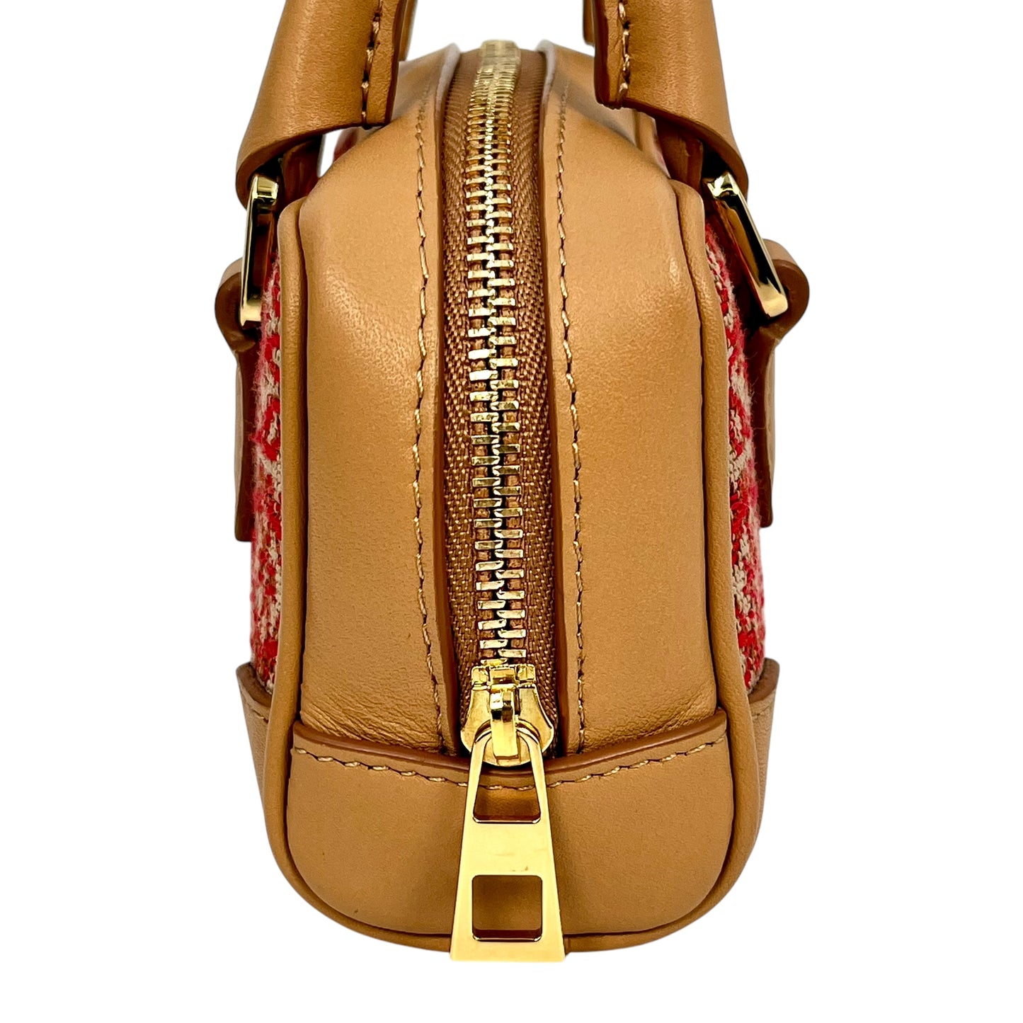 LOEWE Amazona Nano Mini Shoulder Bag - Brown and Red 