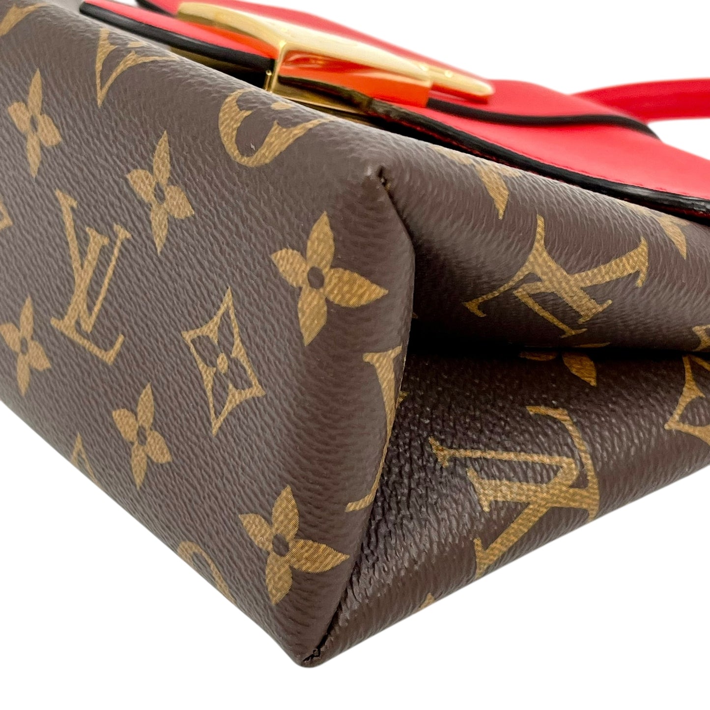 Louis Vuitton Lock BB Handbag Shoulder Bag - Red 